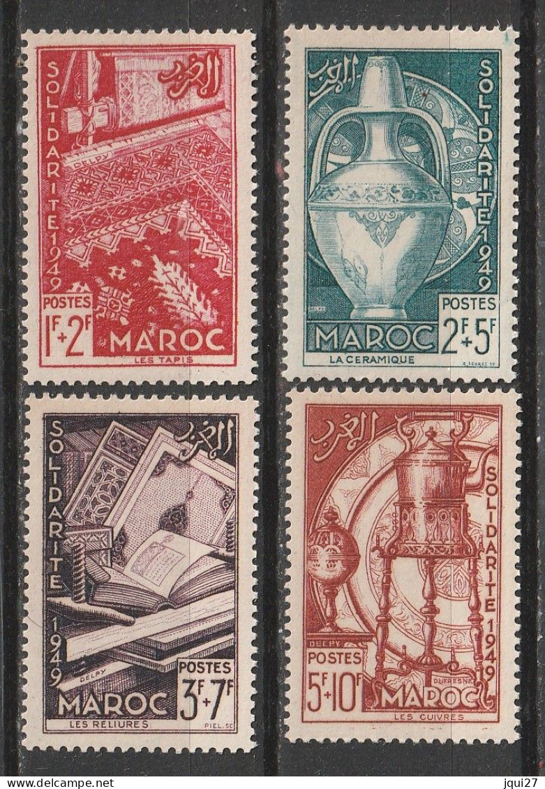 Maroc N° 288 -291 ** Oeuvres De Solidarité 1949 - Ungebraucht