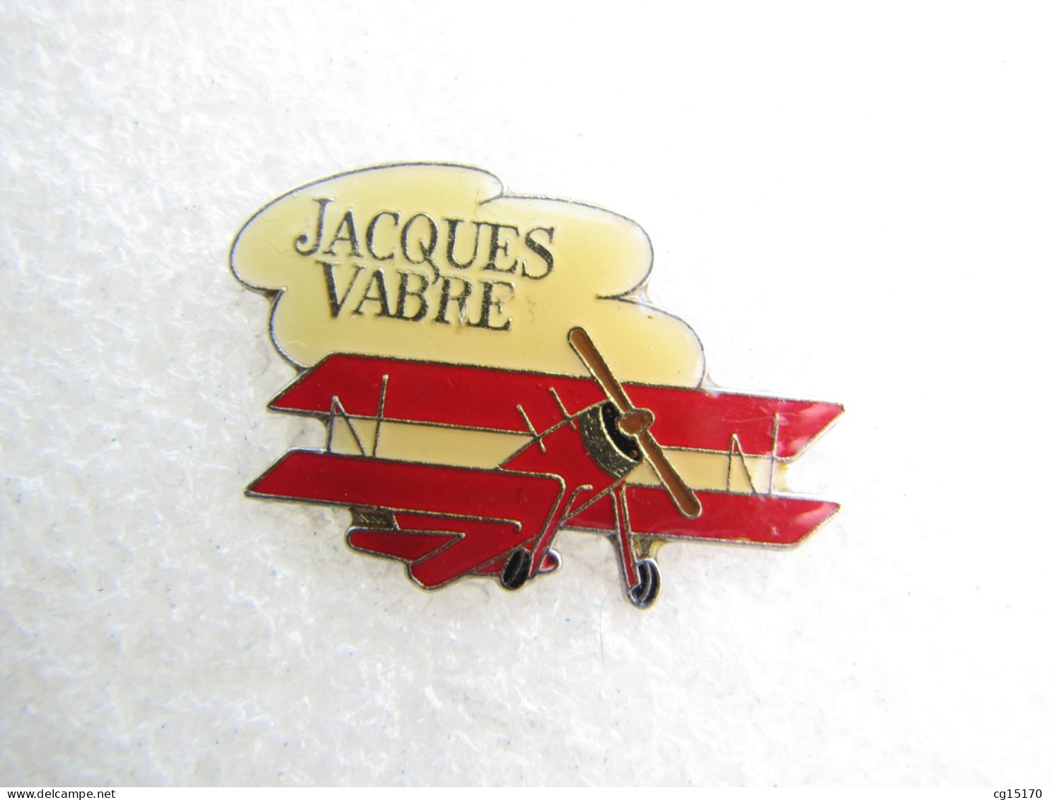 PIN'S   AVION  JACQUES VABRE  Demons Et Merveilles - Vliegtuigen