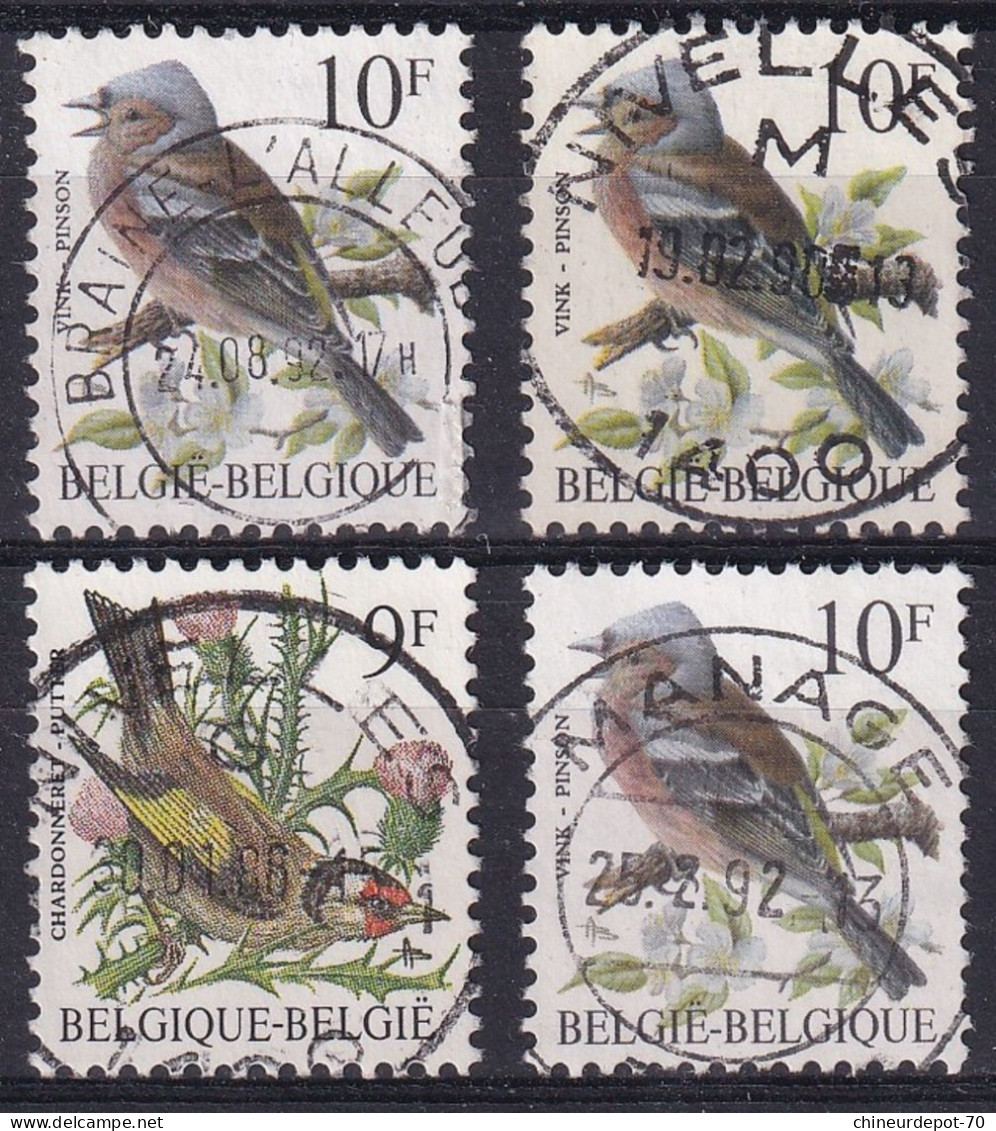 OISEAUX BUZIN BRAINE L ALLEUD NIVELLES MANAGE - Used Stamps