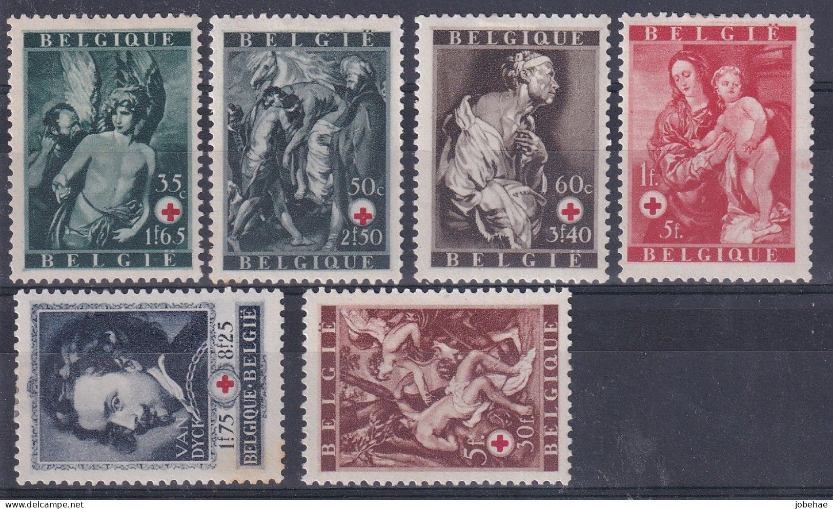 Belgie YT* 647-652 - Unused Stamps