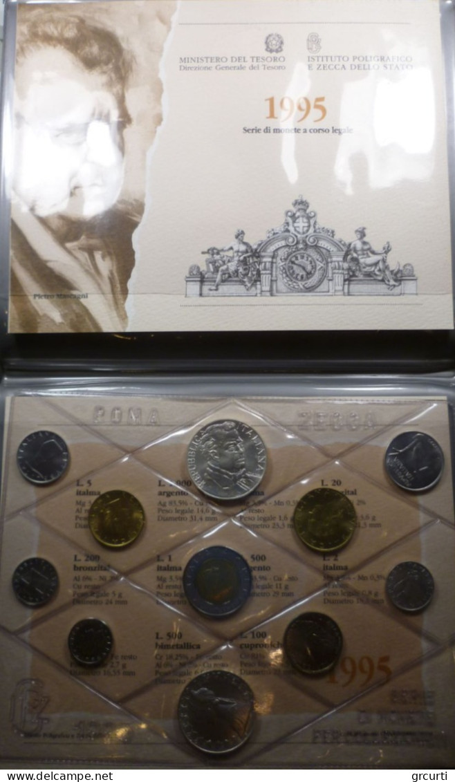 Italia - 1995 - Serie Divisionale - Pietro Mascagni - Mint Sets & Proof Sets