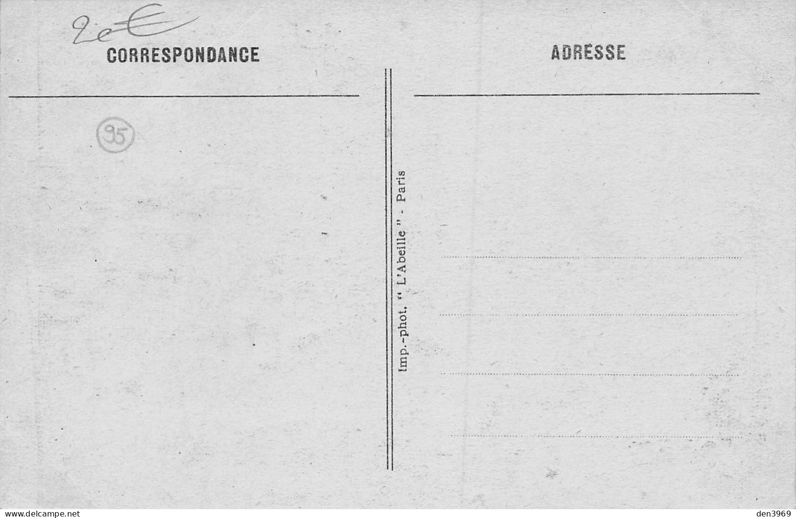 PARMAIN (Val-d'Oise) - La Rue Guichard - Tabac-Buvette De La Gare, Autobus, Alimentation Les Grands Economats Parisiens - Parmain