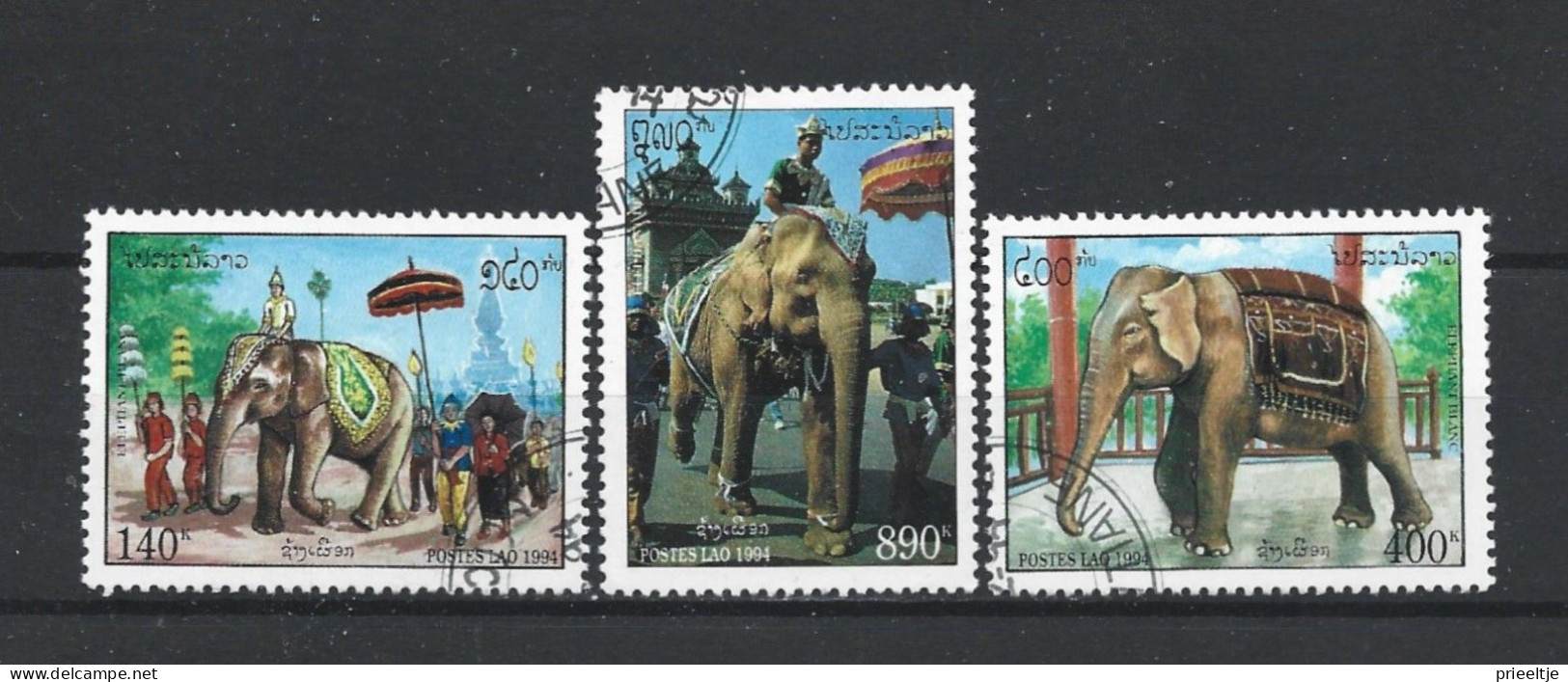 Lao 1994 White Elephant Y.T. 1154/1156 (0) - Laos
