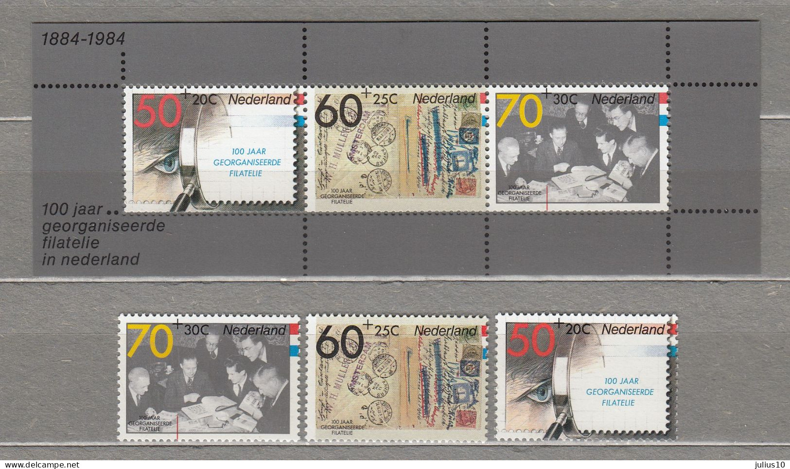 Stamps History 1984 Netherlands MNH(**) Mi 1253-1255 #34142 - Nuevos