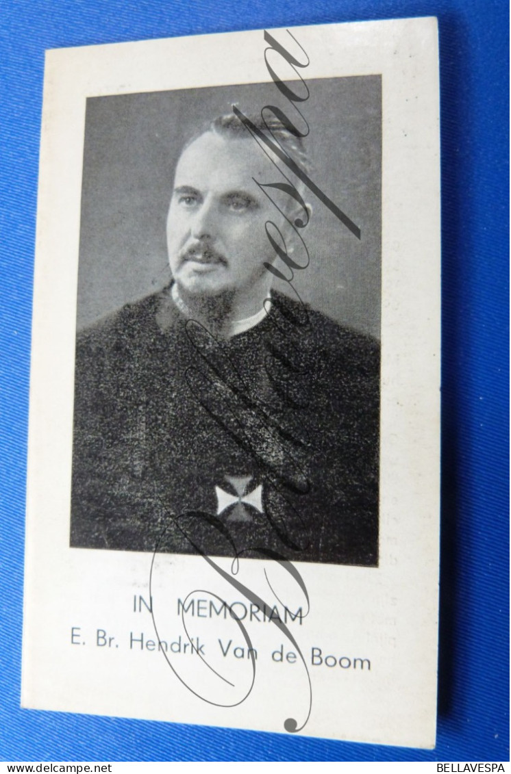 Broeder Hendrik Van De BOOM  Kruisheer Missie Congo Uden 1908 Maaseik 1966 - Décès