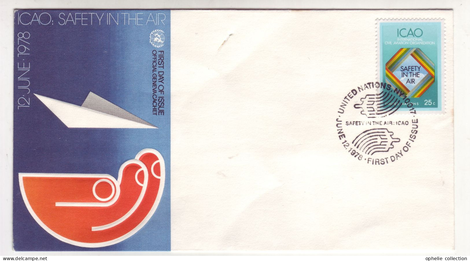 Nations Unies - New-York - Safety In The Air - FDC 1978 - M334 - Usados
