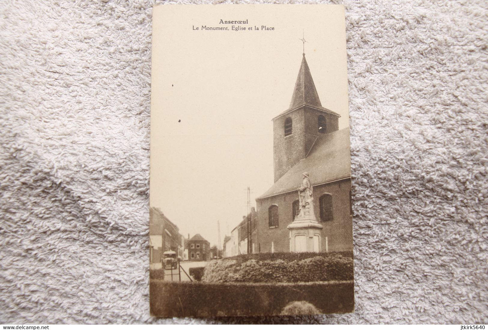 Anseroeul "Le Monument, Eglise Et La Place" - Kluisbergen