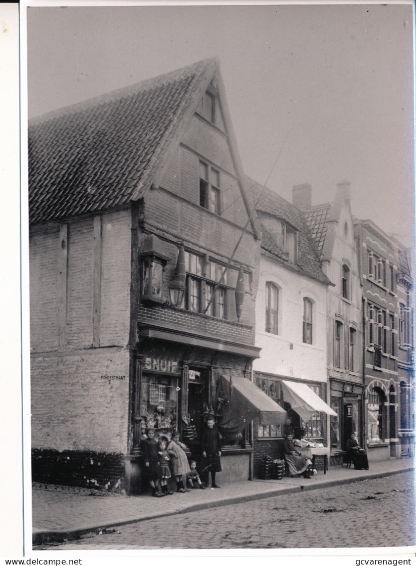 OUDENAARDE - FOTO 18 X 12.5 CM  FOTO'S VAN GLASPLAAT OF OUDE CLICHE GENOMEN - OORLOGSTIJD - Oudenaarde