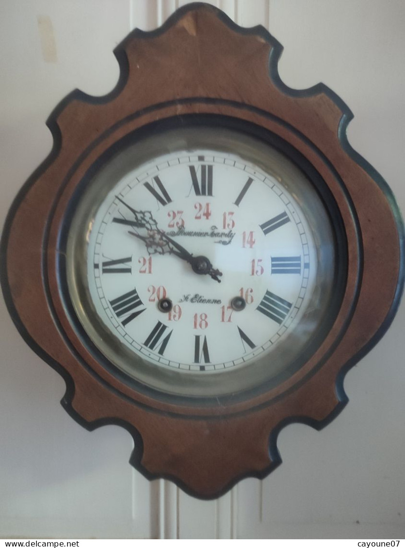 Ancien Carillon œil De Bœuf H Mounier Tardy St Étienne à Réviser Napoléon III - Clocks