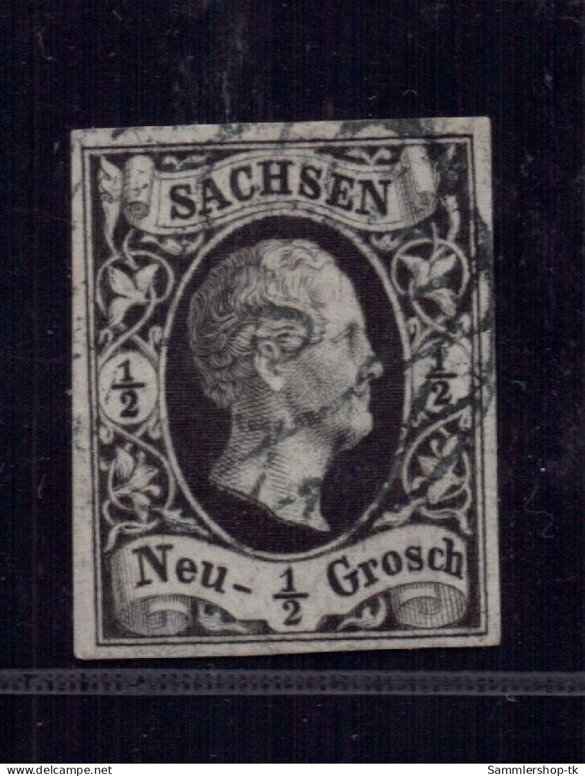 Sachsen Michel Nummer 3a Gestempelt - Saxony