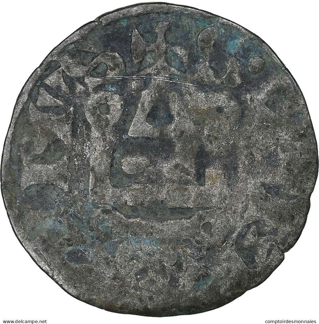 France, Philippe II, Denier Tournois, 1180-1223, Saint-Martin De Tours, Billon - 1180-1223 Philippe II Auguste