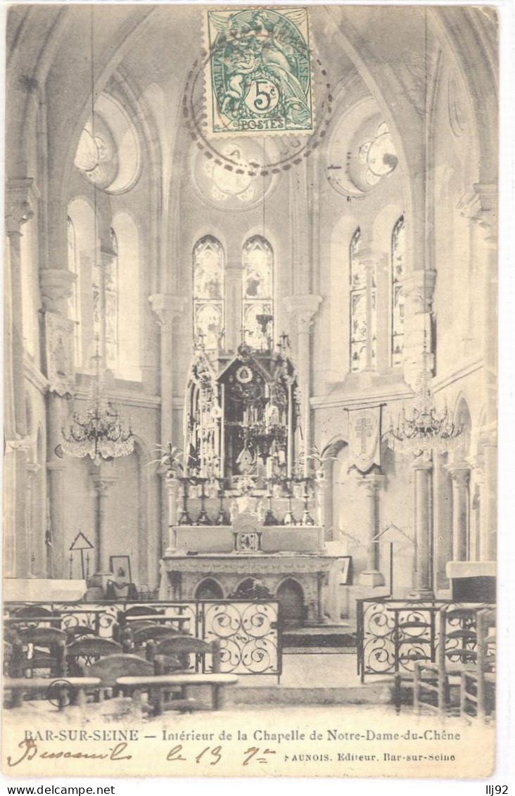 CPA 10 - BAR SUR SEINE (Aube) - Intérieur De La Chapelle De Notre-Dame Du Chêne - Bar-sur-Seine