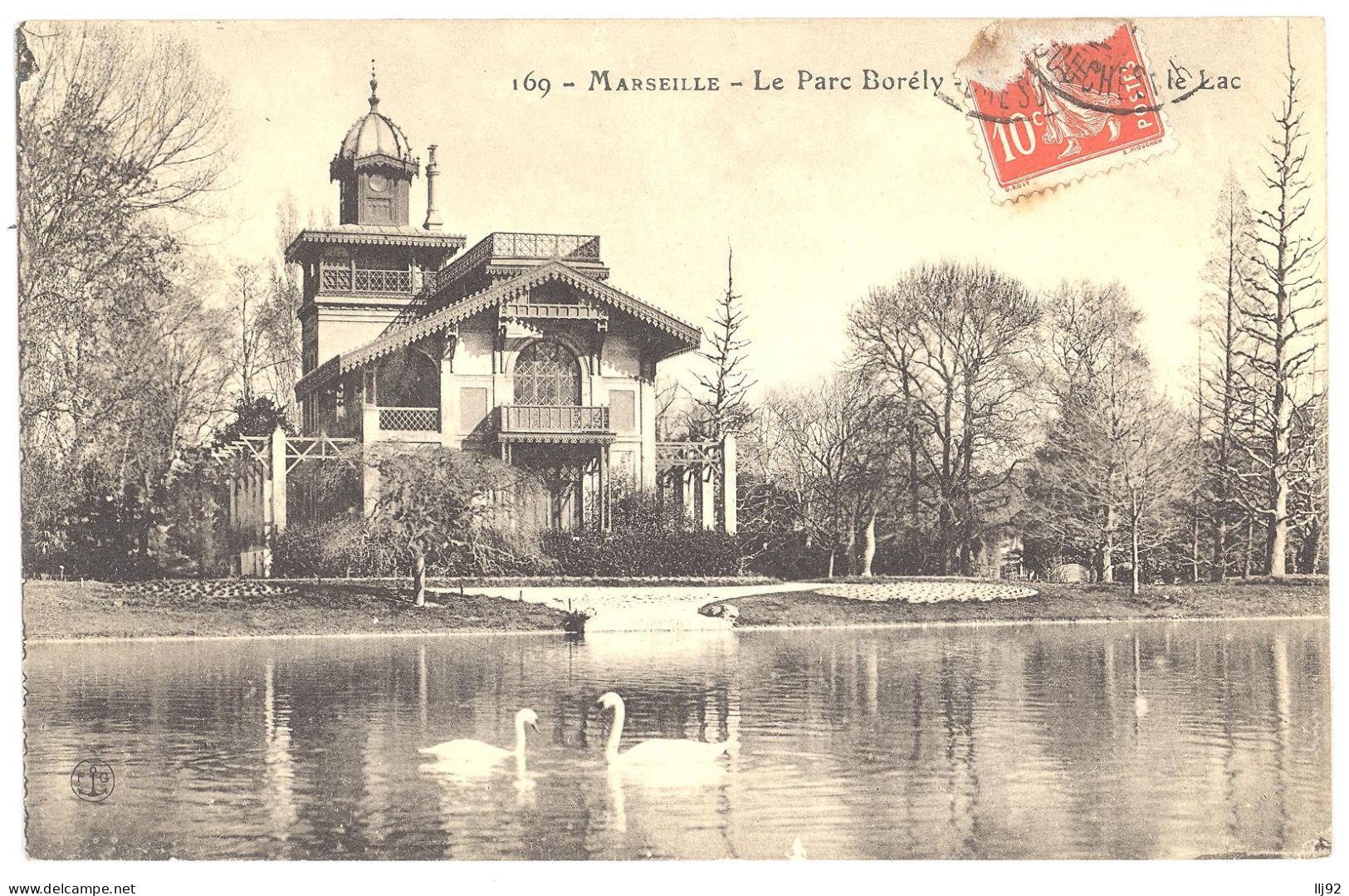 CPA 13 - MARSEILLE - 169 - Le Parc Borély - Le Kiosque Et Le Lac - TTBE - Parchi E Giardini