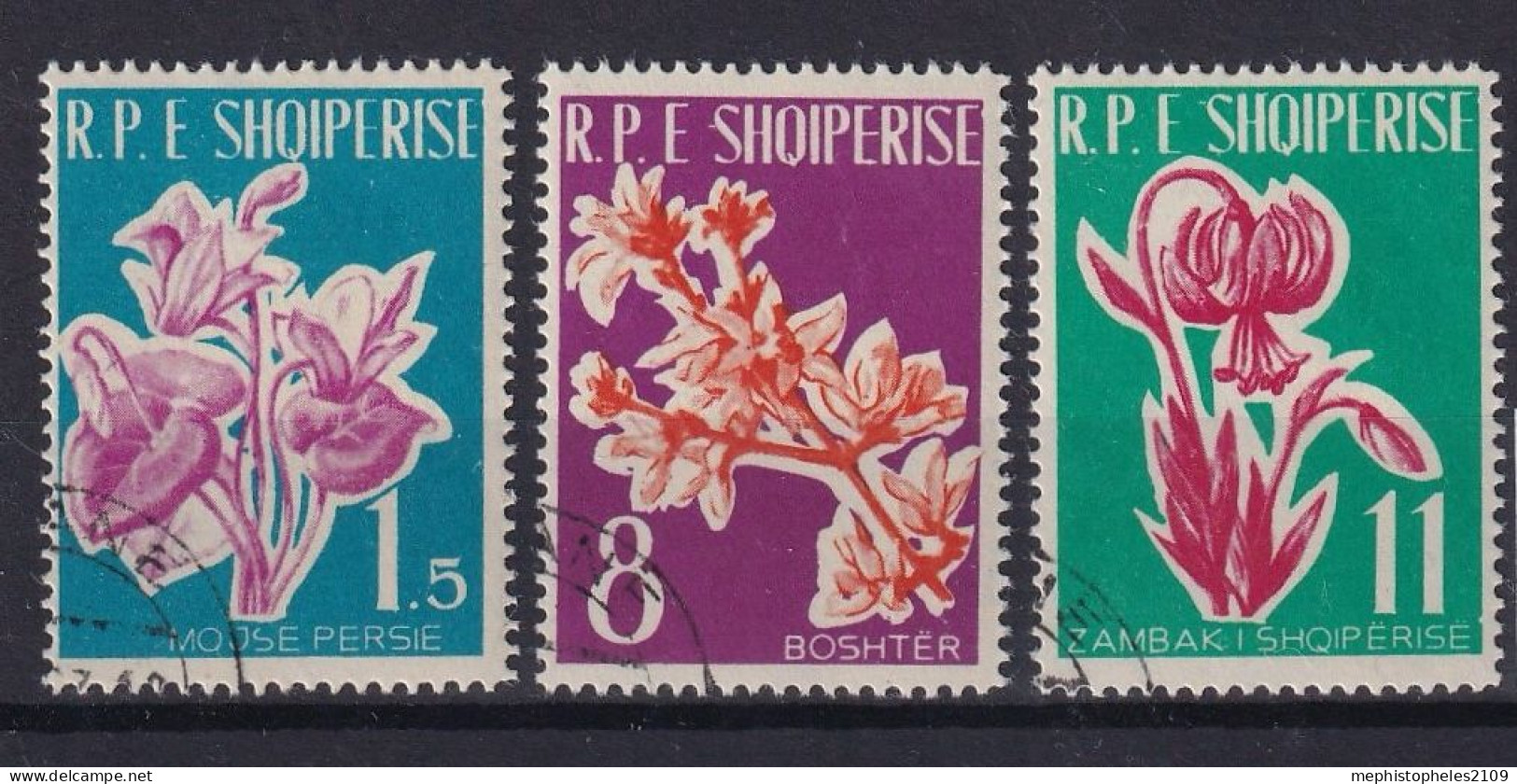 ALBANIA 1961 - Canceled - Mi 633-635 - Complete Set - Albania