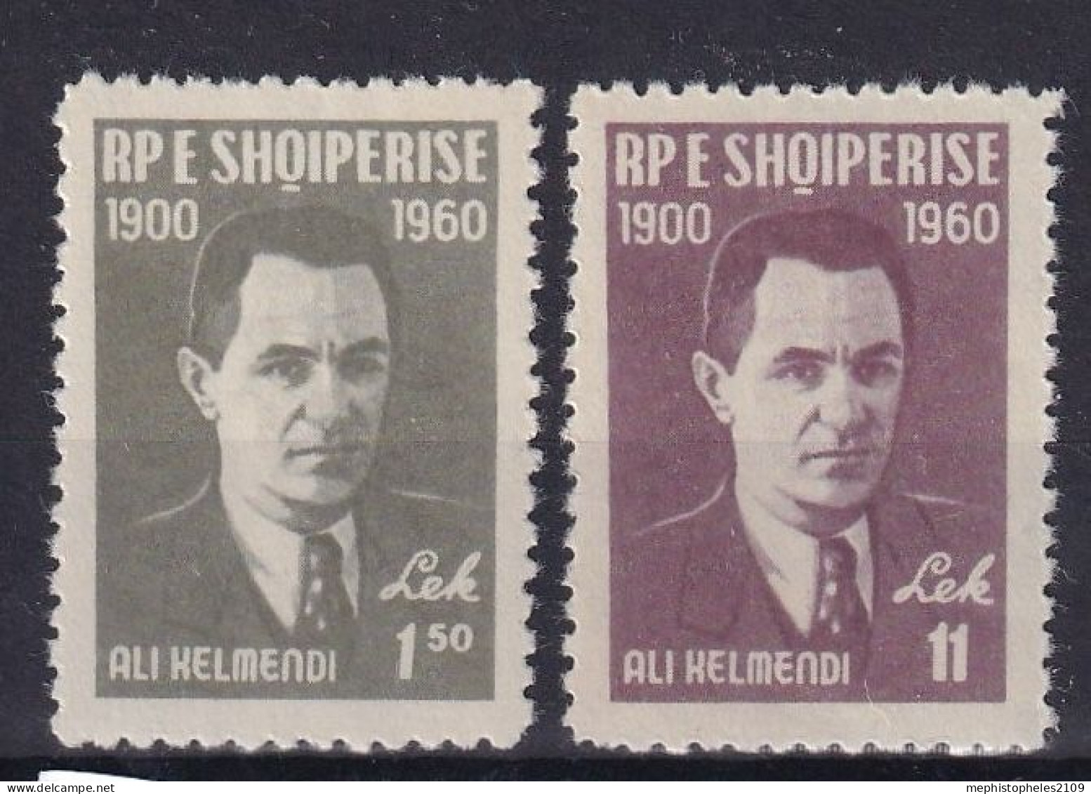 ALBANIA 1960 - MNH - Mi 617-618 - Complete Set - Albania