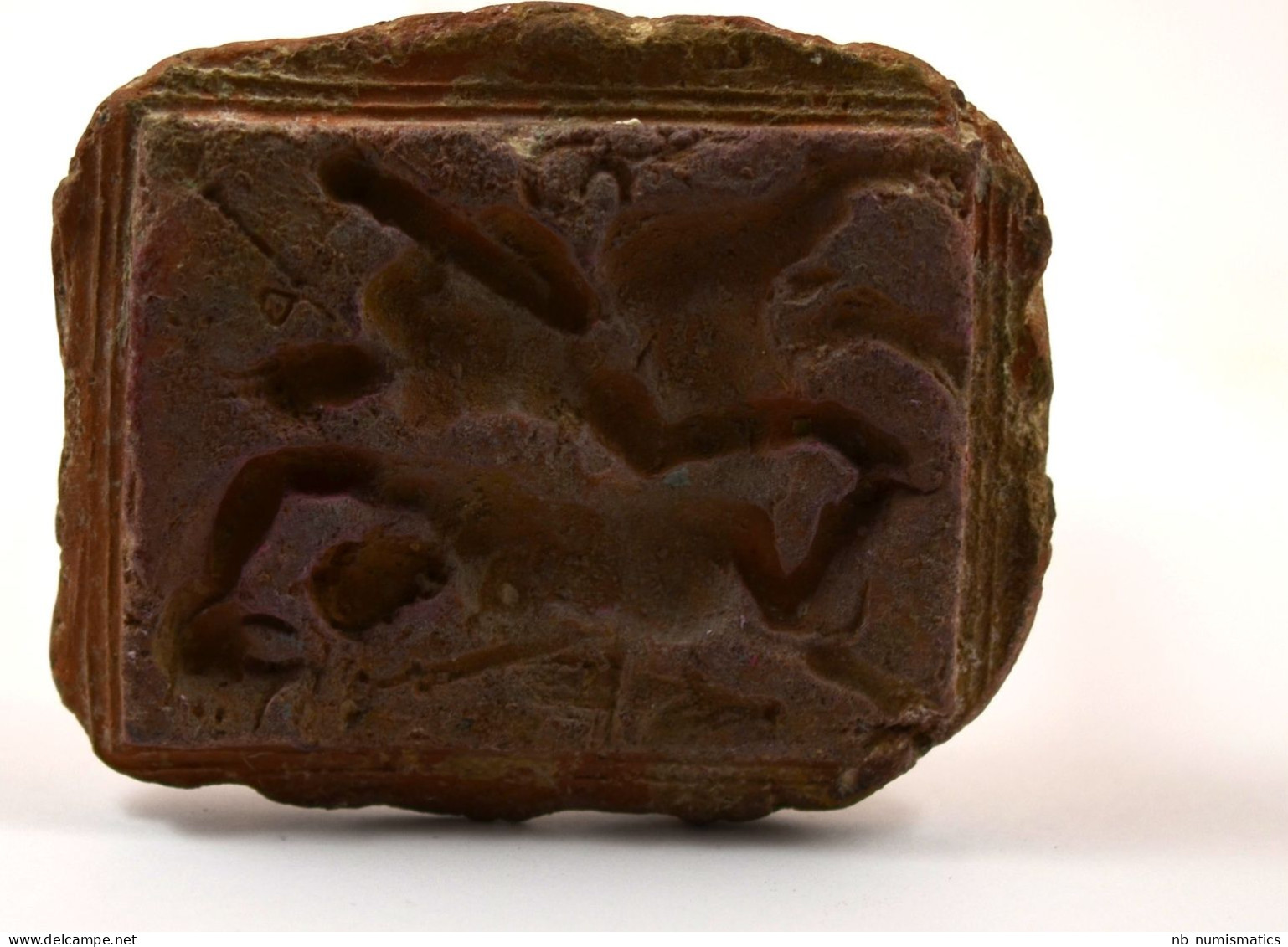 A Nice And Large Greco-Roman Pottery Stamp - Archeologia