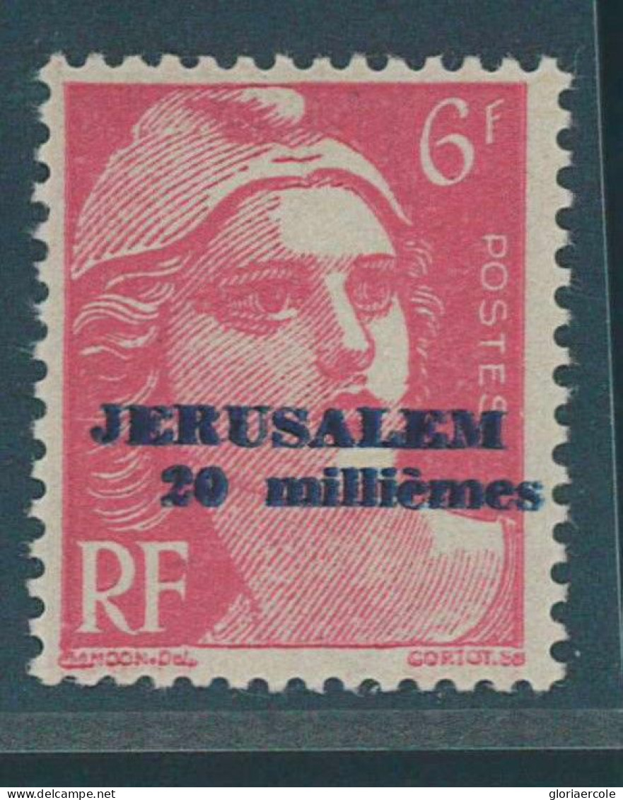 P3019 C - JERUSALEM, FRENCH POST OFFICE YVERT 3 A, IN MNH CONDITION SUPER LUXUS, SIGNED PASCAL SCHELLER - Altri & Non Classificati