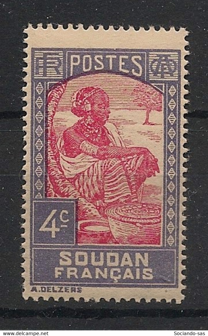 SOUDAN - 1931-38 - N°YT. 62 - Laitière 4c - Neuf Luxe ** / MNH / Postfrisch - Unused Stamps