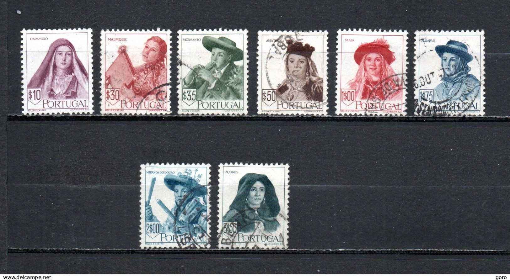 Portugal  1947  .-   Y&T  Nº   688/695 - Used Stamps