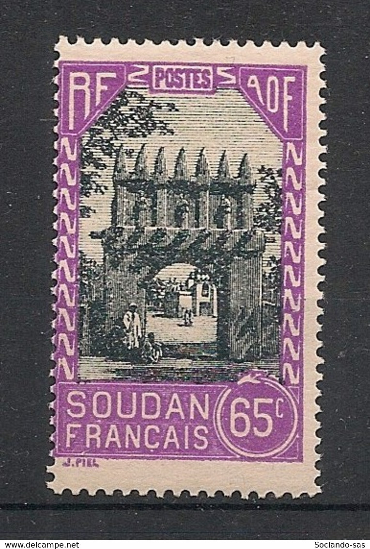 SOUDAN - 1931-38 - N°YT. 74 - Djenné 65c - Neuf Luxe ** / MNH / Postfrisch - Unused Stamps