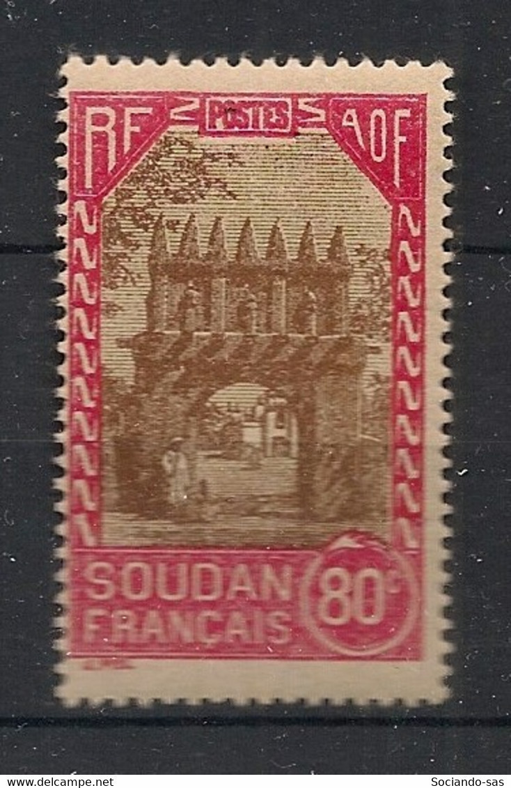 SOUDAN - 1931-38 - N°YT. 76 - Djenné 80c - Neuf Luxe ** / MNH / Postfrisch - Unused Stamps