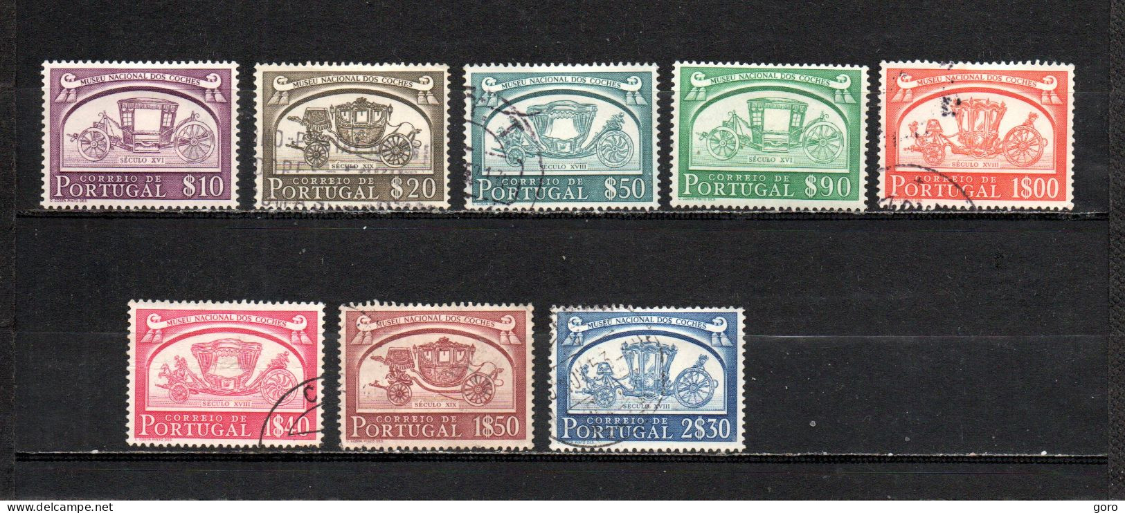 Portugal  1952  .-   Y&T  Nº   752/759 - Usati