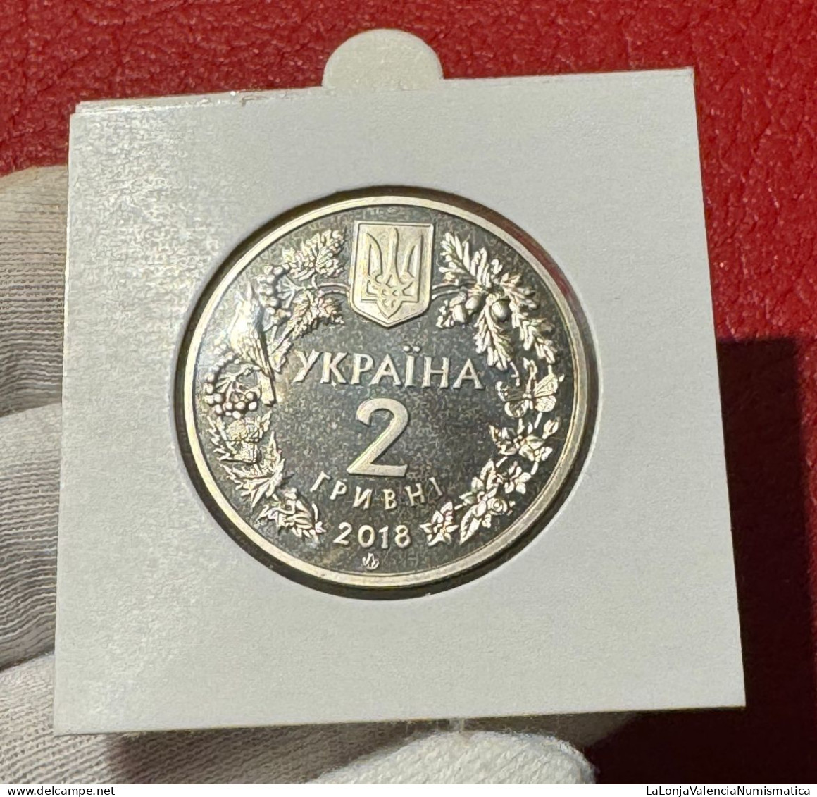 Ucrania Ukraine 2 Hryvni Barbus Borysthenicus 2018 Km 897 Coloreada Sc Unc - Oekraïne