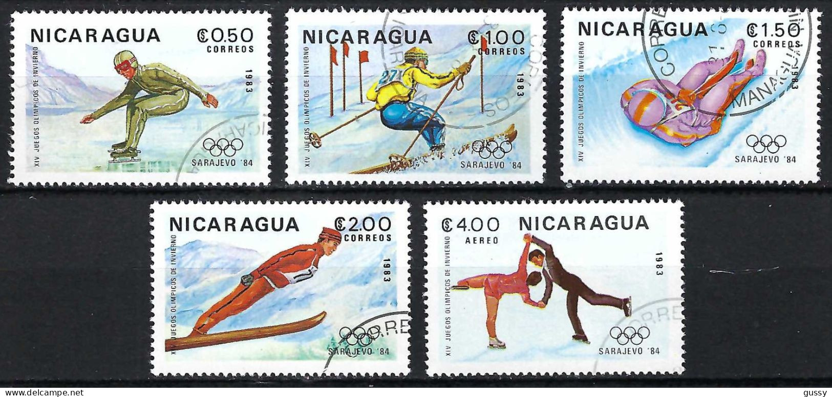 NICARAGUA Ca.1983: Lot De Neufs* "Sarajevo 84" - Inverno1984: Sarajevo