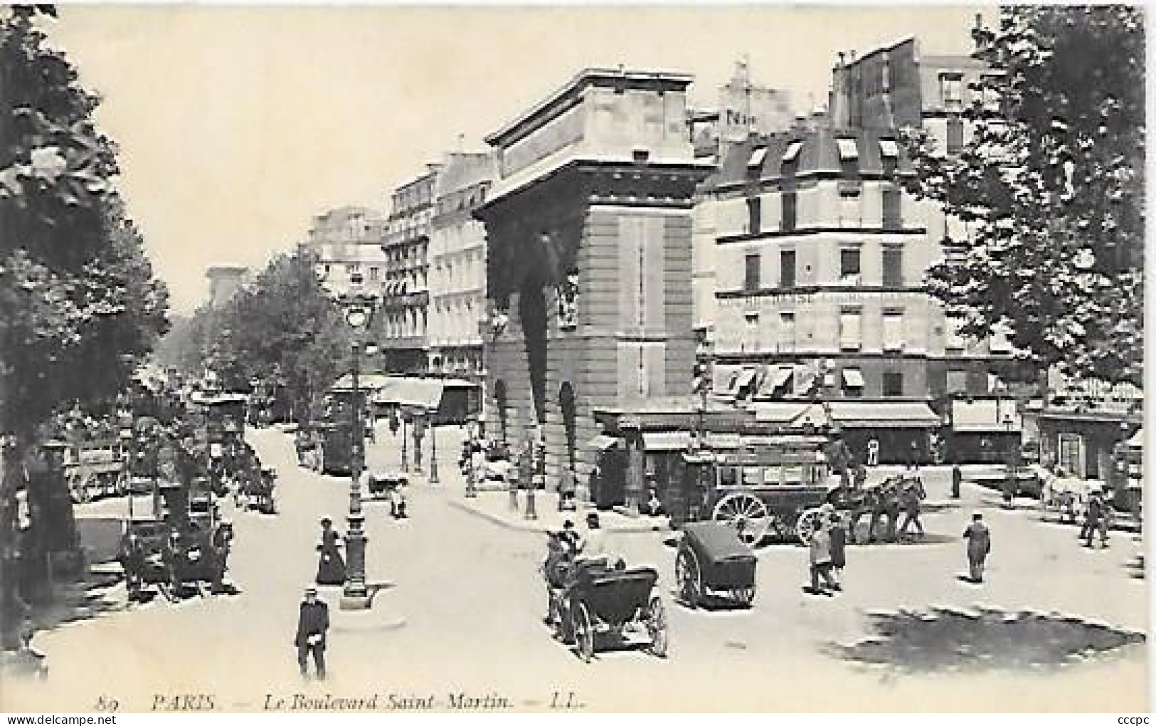 CPA Paris Le Boulevard Saint-Martin - Arrondissement: 03