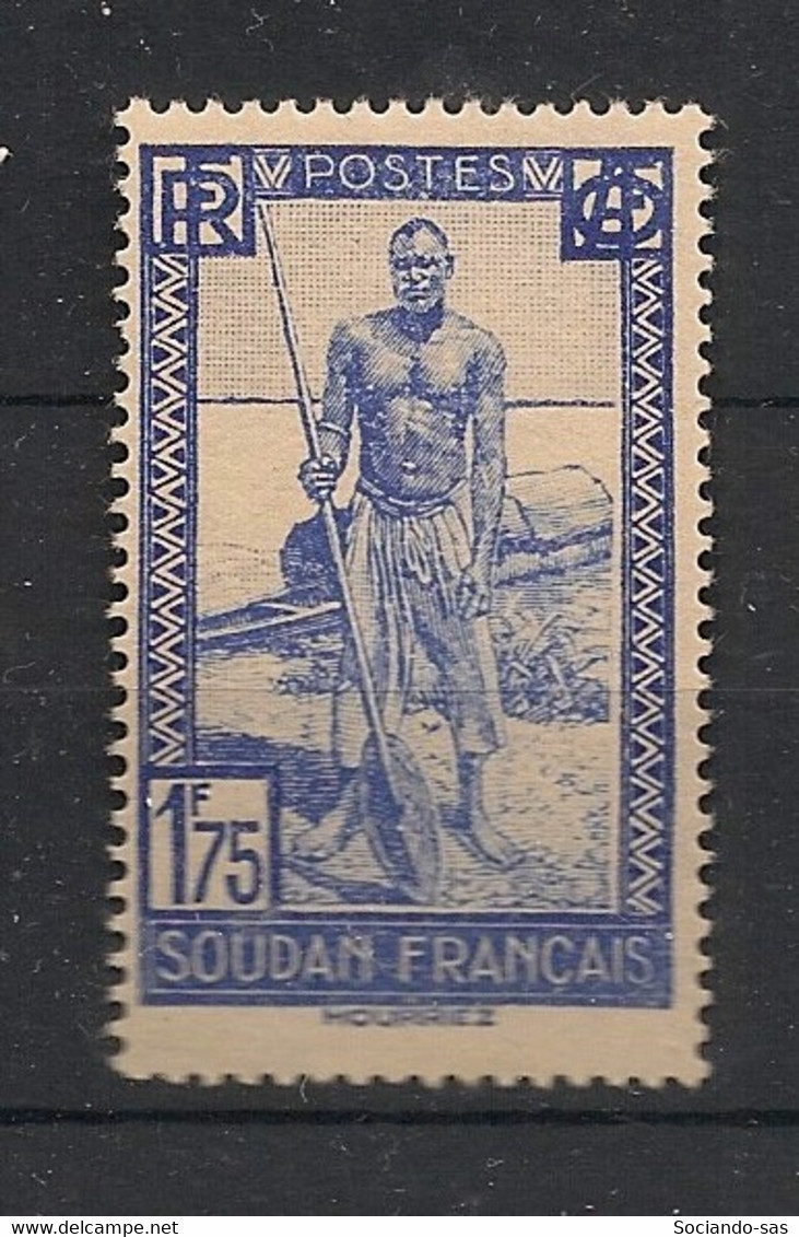 SOUDAN - 1931-38 - N°YT. 83 - Batelier 1f75 - Neuf Luxe ** / MNH / Postfrisch - Unused Stamps