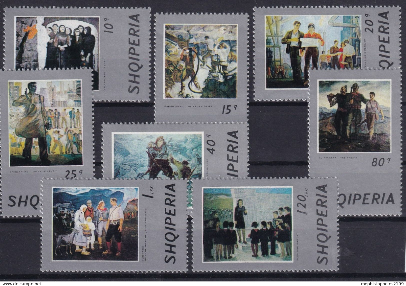 ALBANIA 1974 - MNH - Mi 1720-1727 - Complete Set - Albanien