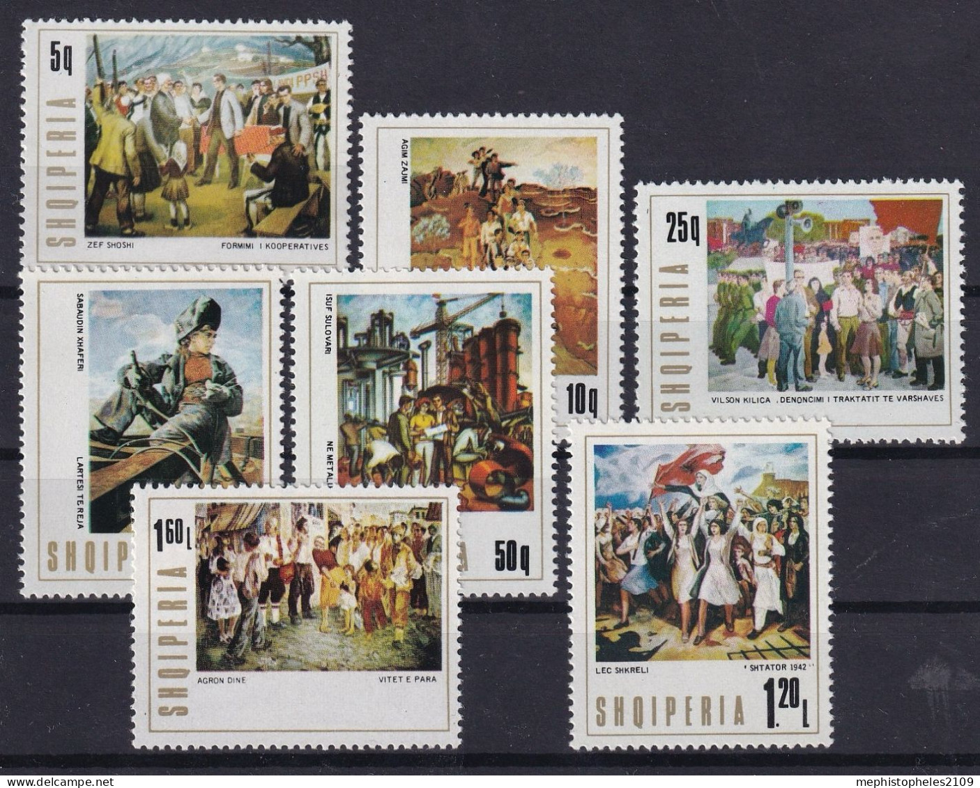 ALBANIA 1976 - MNH - Mi 1856-1862 - Complete Set - Albanie