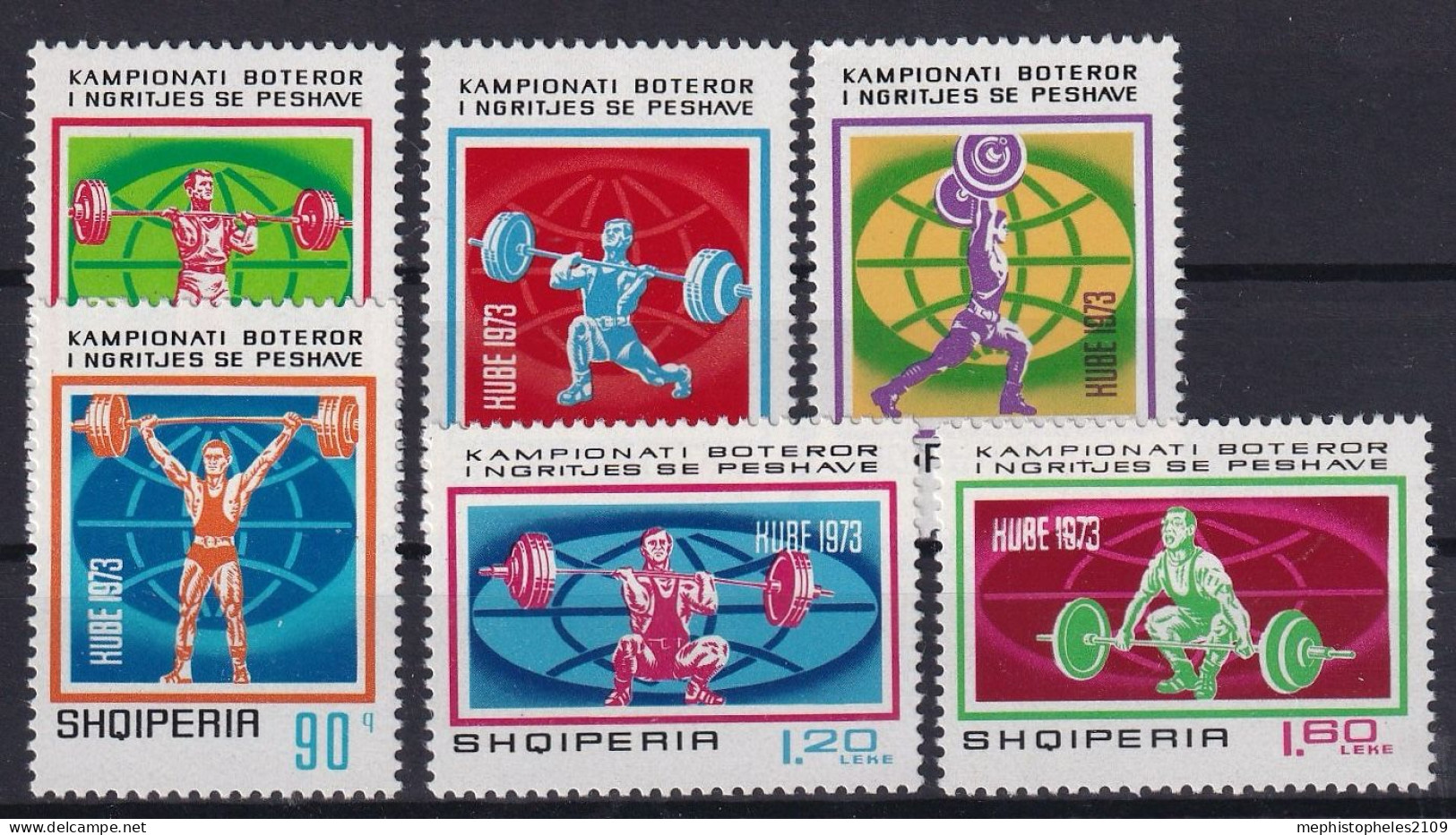 ALBANIA 1973 - MNH - Mi 1656-1661 - Complete Set - Albanie