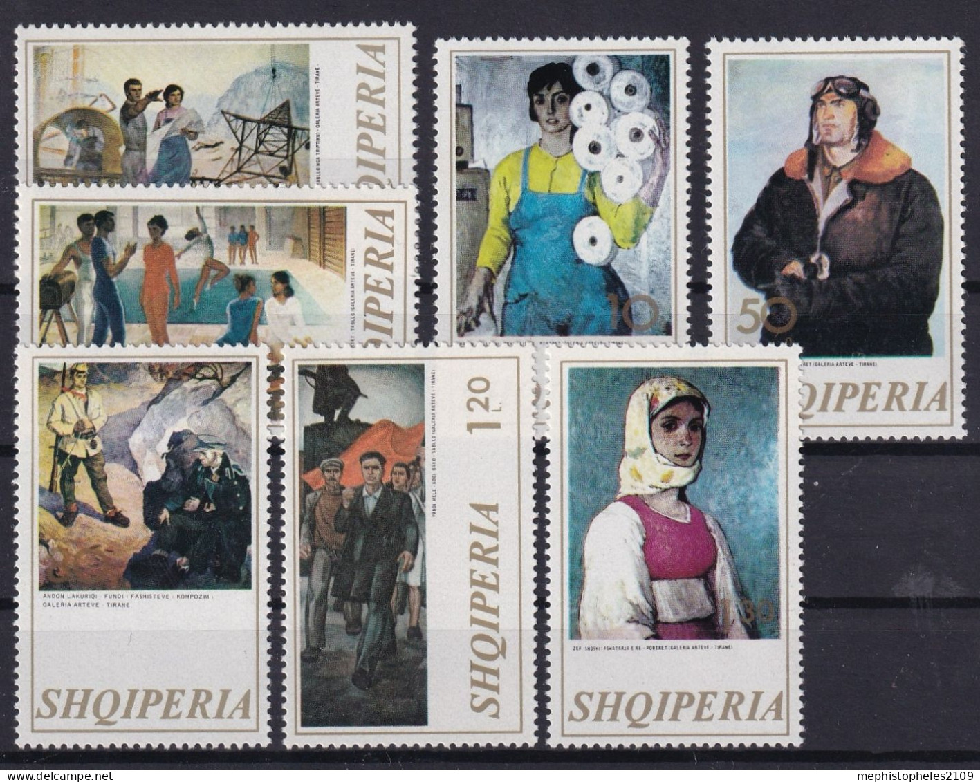 ALBANIA 1973 - MNH - Mi 1634-1640 - Complete Set - Albanien