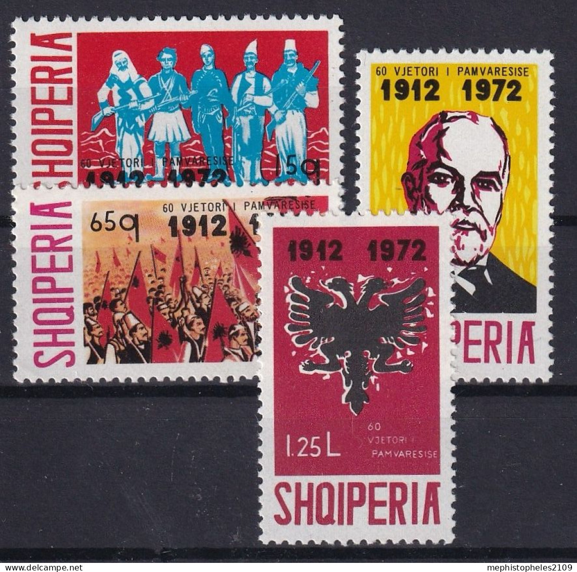 ALBANIA 1972 - MNH - Mi 1593-1596 - Complete Set - Albanien