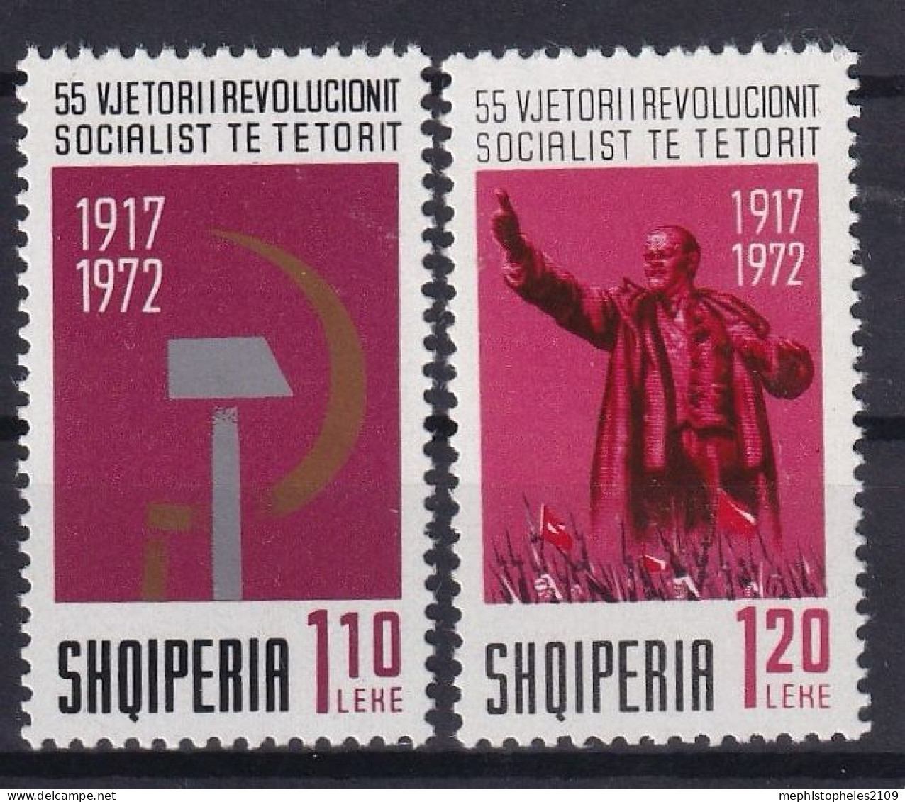 ALBANIA 1972 - MNH - Mi 1591-1592 - Complete Set - Albania