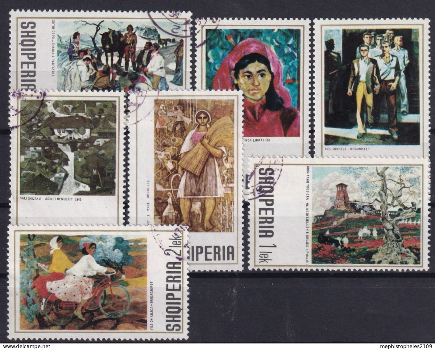 ALBANIA 1972 - Canceled - Mi 1582-1588 - Complete Set - Albanien