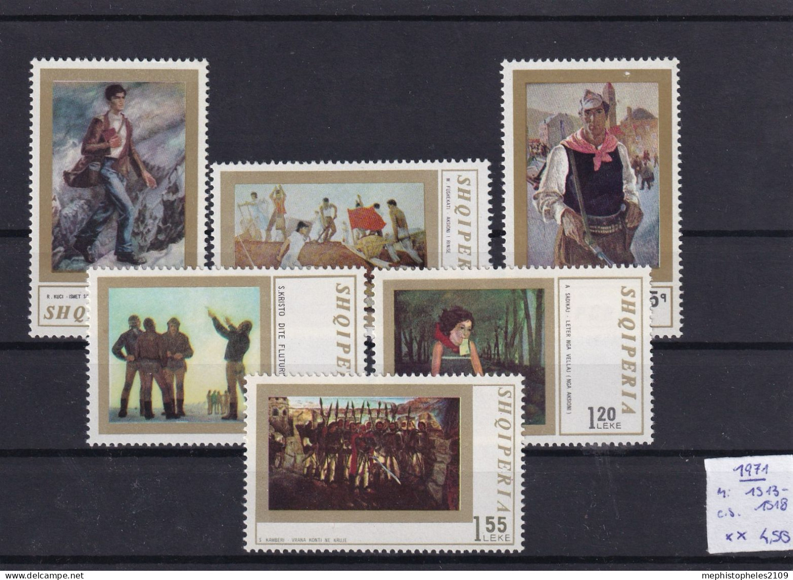 ALBANIA 1971 - MNH - Mi 1513-1518 - Complete Set - Albanien