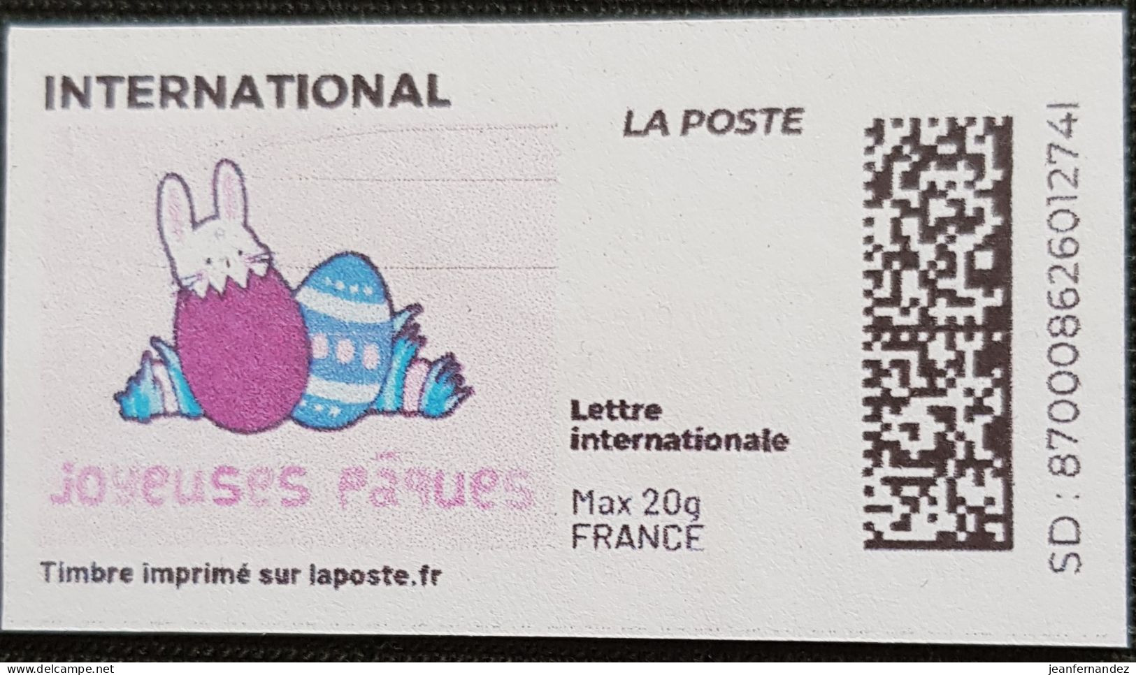 France > Personnalisés Pâques - Sellos Imprimibles (Montimbrenligne)