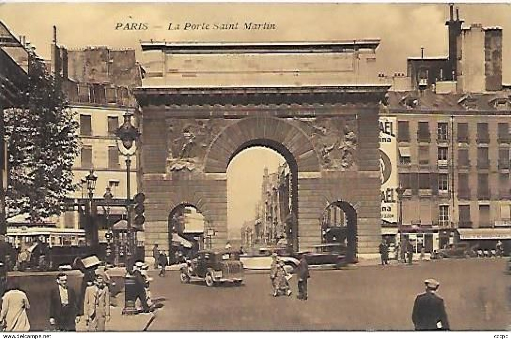 CPA Paris La Porte Saint-Martin - Vieilles Automobiles - Arrondissement: 03