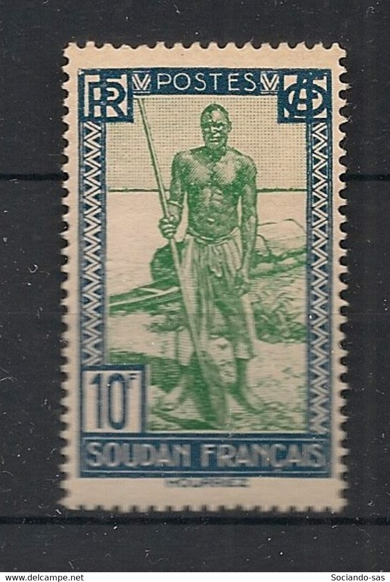 SOUDAN - 1931-38 - N°YT. 87 - Batelier 10f - Neuf Luxe ** / MNH / Postfrisch - Unused Stamps