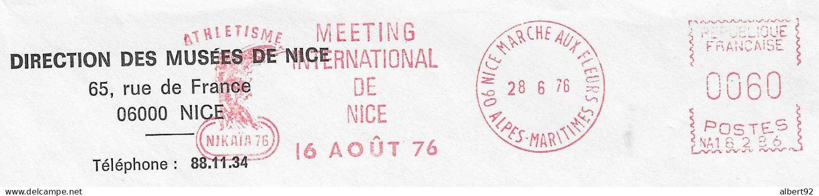 1976 EMA Meeting International D'Athlétisme De Nice: "Nikaia 76"  (n° NA 18286) - Leichtathletik