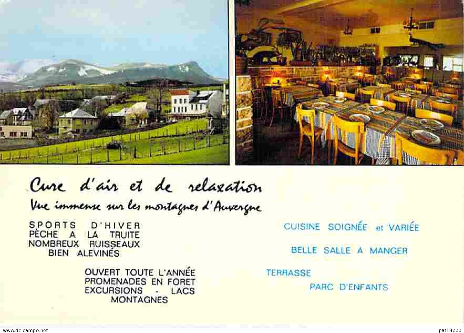 Lot De 20 Cartes HOTEL Et/ou RESTAURANT - Dpt 63 - Puy De Dôme (FRANCE)  CPSM-CPM Grand Format (années 1960-90) - 5 - 99 Cartoline