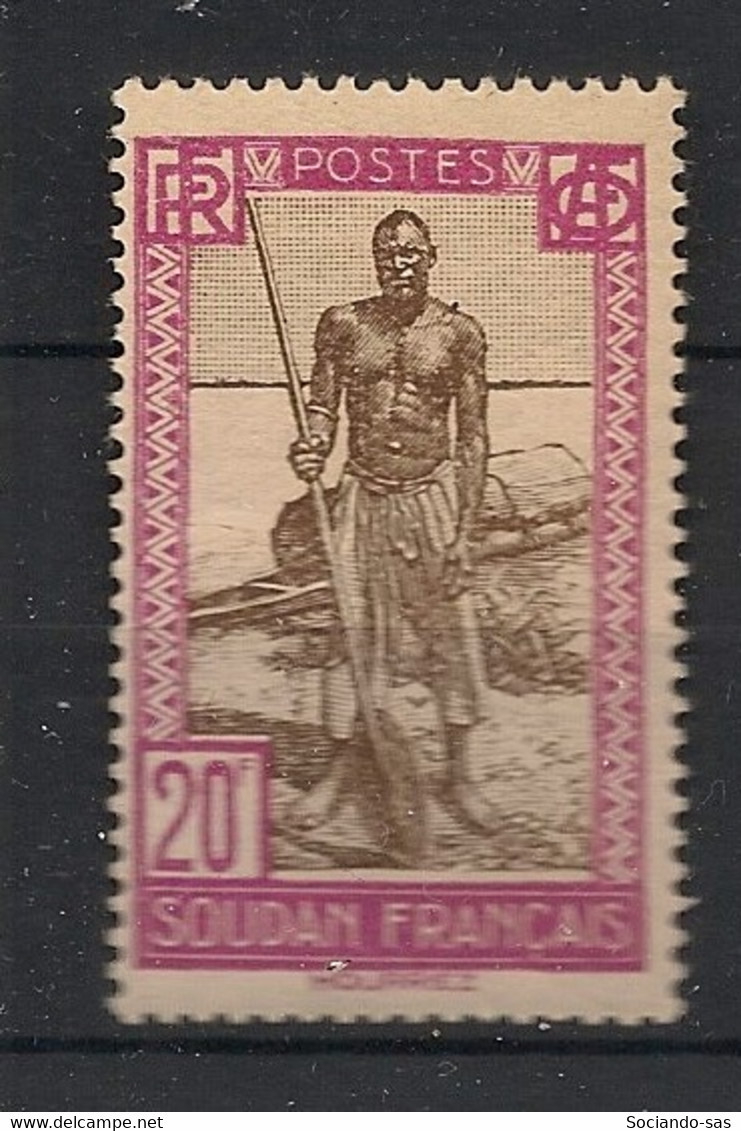 SOUDAN - 1931-38 - N°YT. 88 - Batelier 20f - Neuf Luxe ** / MNH / Postfrisch - Neufs