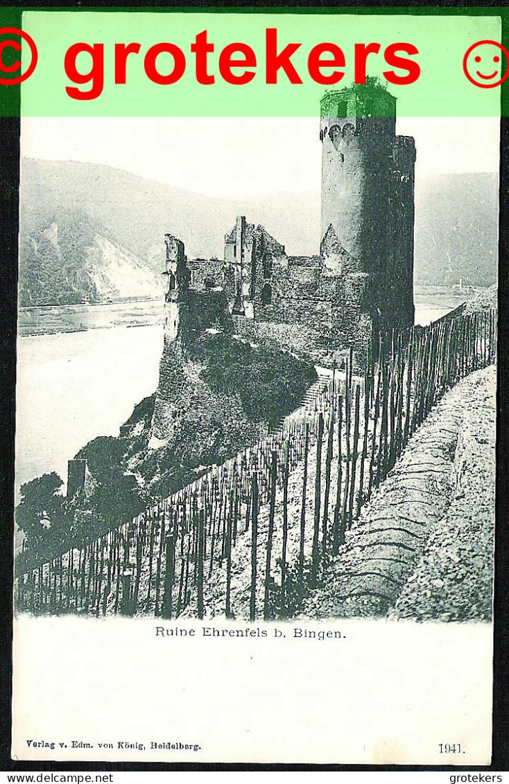 BINGEN Ruine Ehrenfels ± 1900  - Bingen