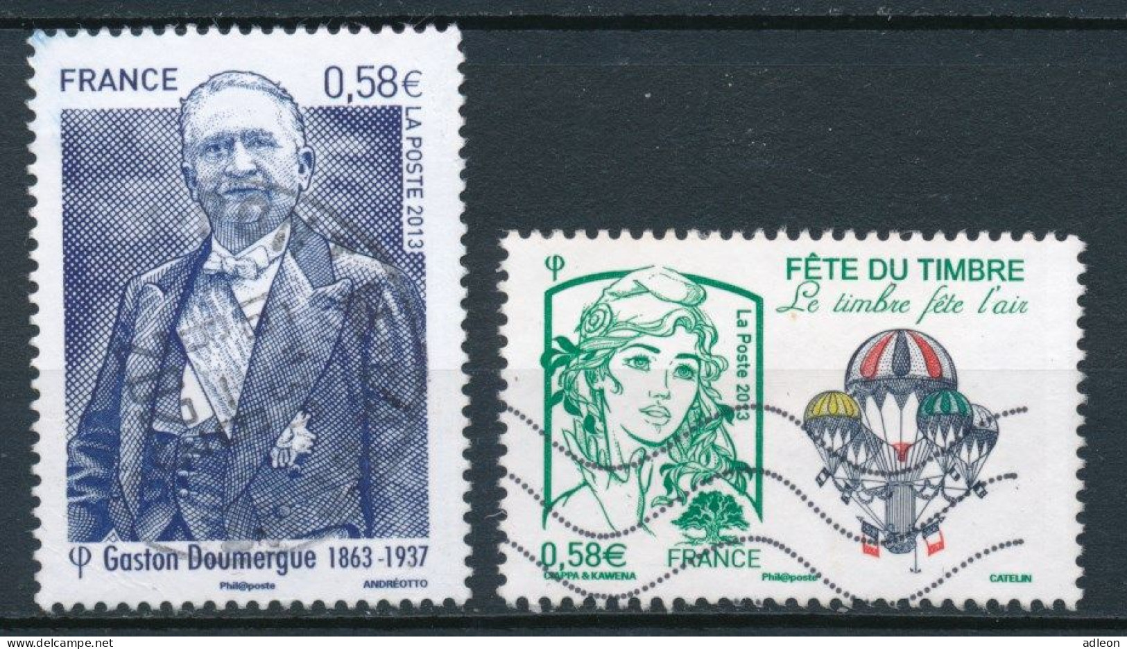 France 2013 - Lot De 2 Valeurs YT 4793 + 4809 Obl. - Oblitérés