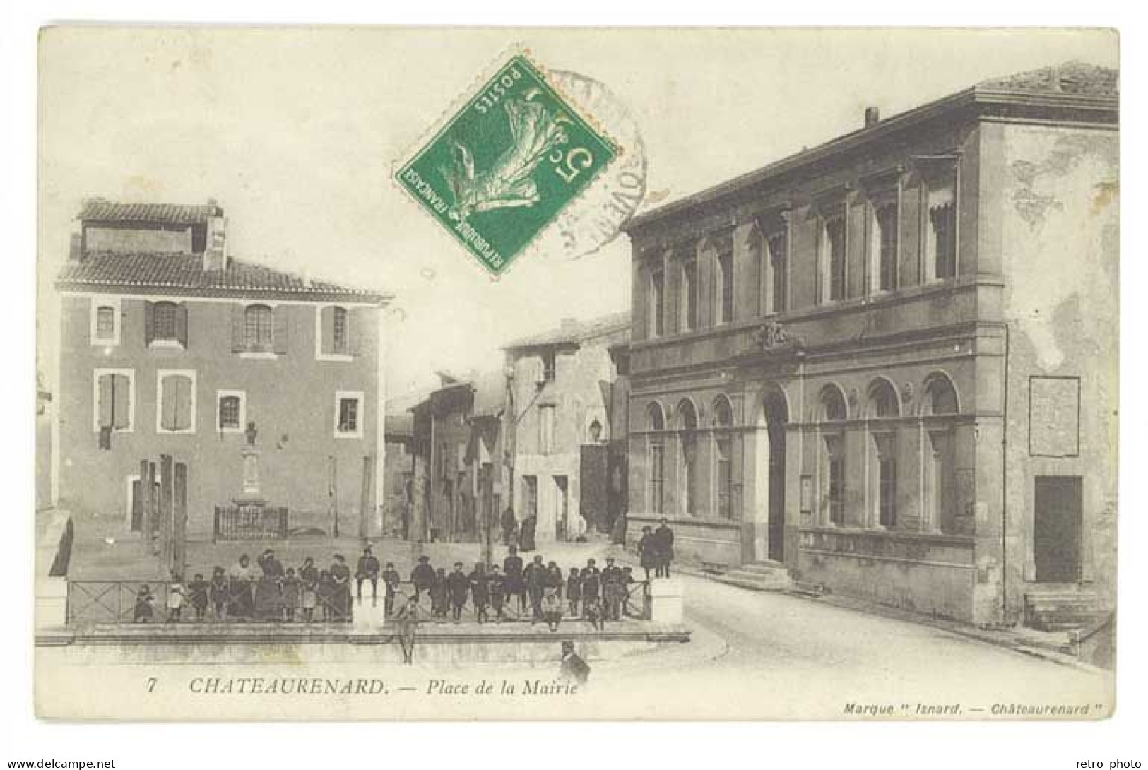 Cpa Châteaurenard - Place De La Mairie - Chateaurenard