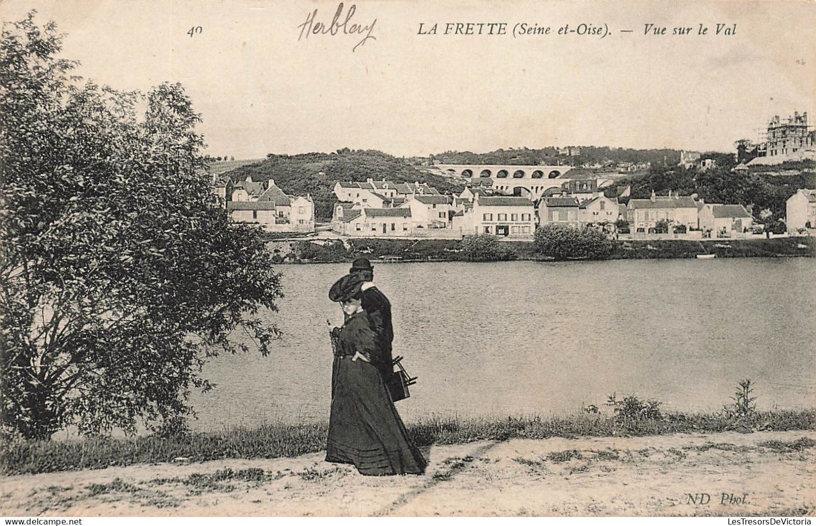 FRANCE - La Frette (Seine Et Oise) - Vue Sur Le Val - Vue Générale - Animé - Carte Postale Ancienne - Argenteuil