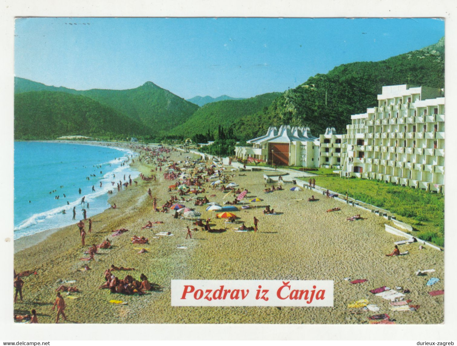 Čanj Old Postcard Posted? 198? PT240401 - Montenegro