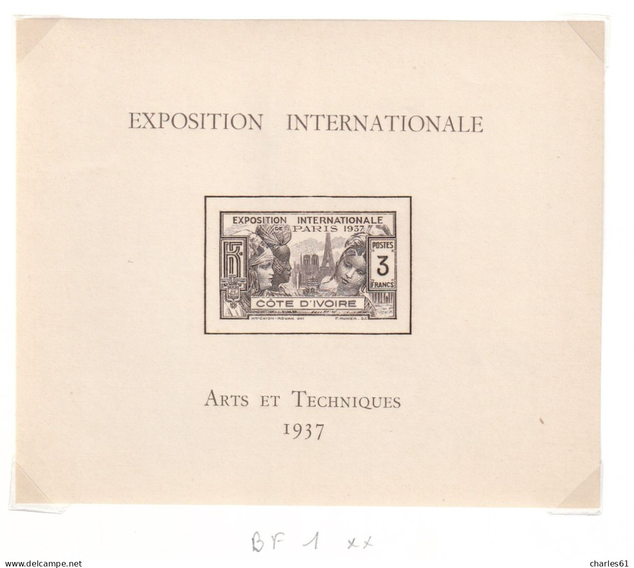 COTE D'IVOIRE - LOT TIMBRES (1892-1944) neufs **/*/obl : cote +760€